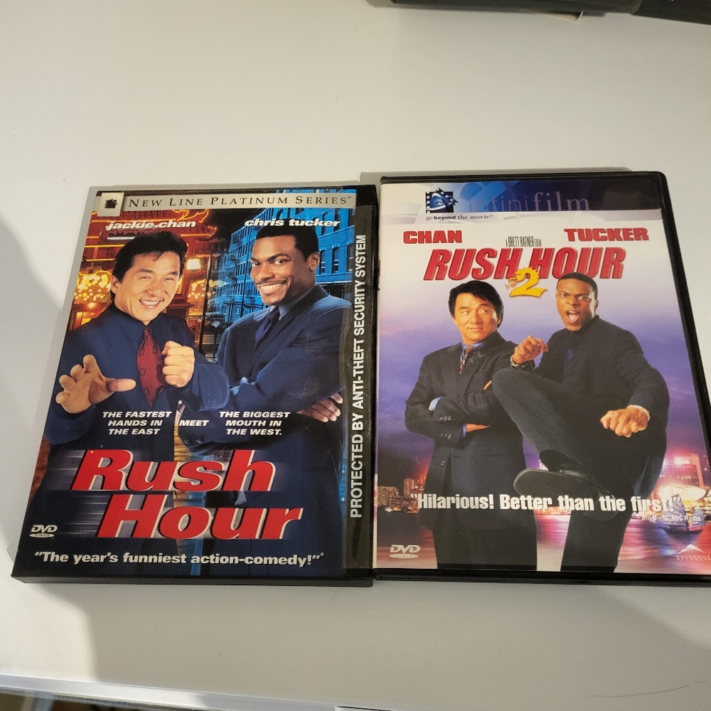 Rush Hour Movie Lot / Rush Hour and Rush Hour 2 on DVD